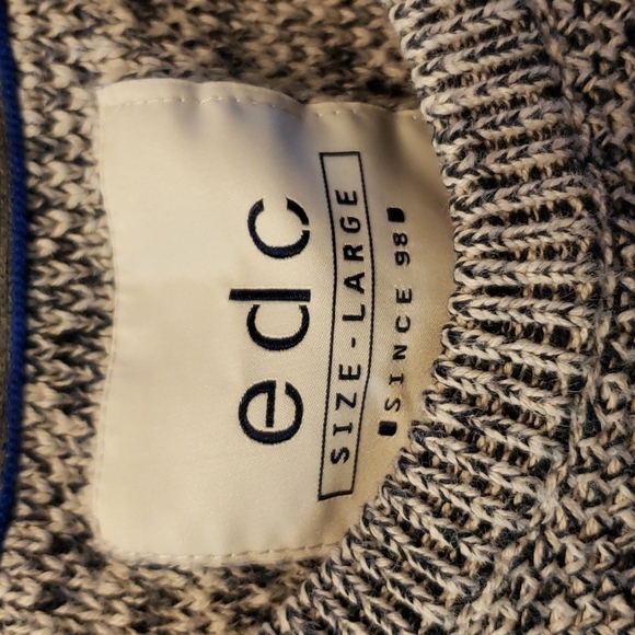 EDC Men's Sweater Size L - Picture 3 of 5